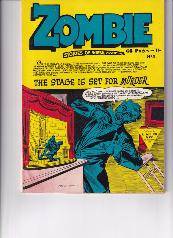ZOMBIE STORIES OF WEIRD ADVENTURES NO.5 - Slab City Comics 