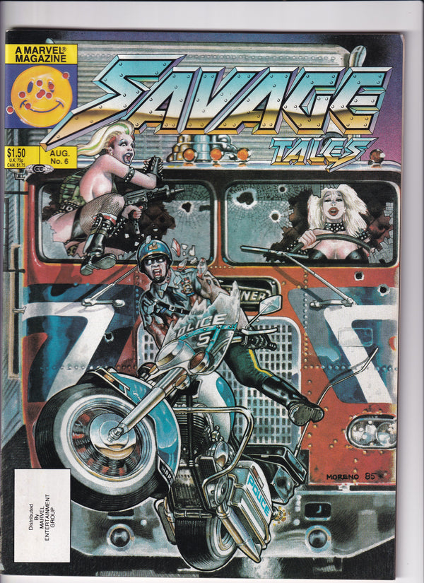 SAVAGE TALES NO.6 - Slab City Comics 