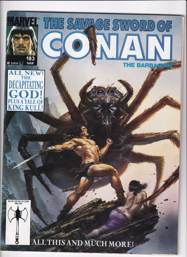 THE SAVAGE SWORD OF CONAN THE BARBARIAN #183 - Slab City Comics 