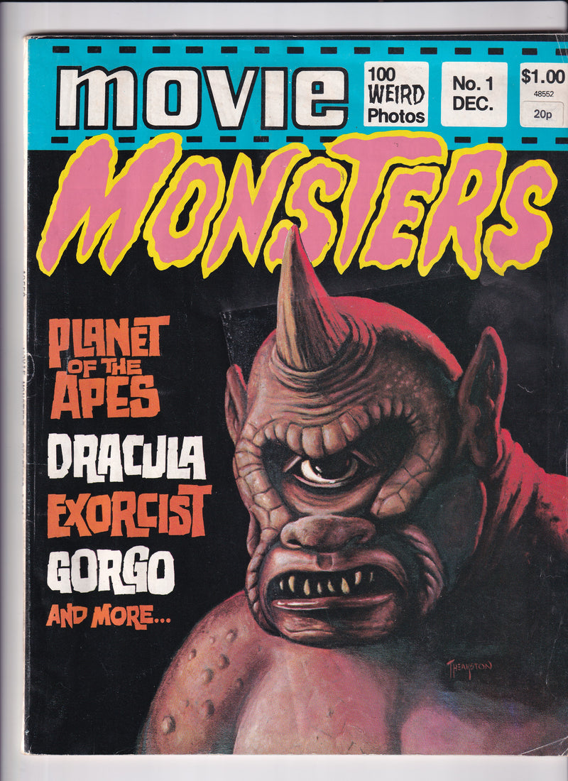 MOVIE MONSTERS VOL.1 NO.1 - Slab City Comics 