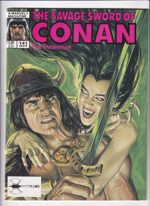 THE SAVAGE SWORD OF CONAN THE BARBARIAN #141 - Slab City Comics 