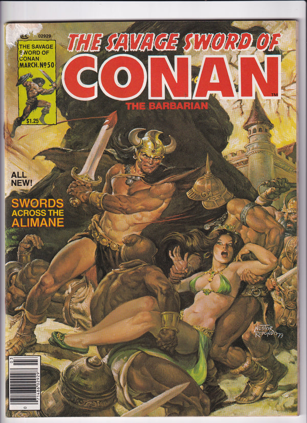 THE SAVAGE SWORD OF CONAN THE BARBARIAN NO.50 - Slab City Comics 