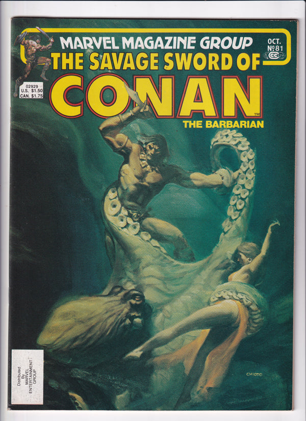 THE SAVAGE SWORD OF CONAN THE BARBARIAN #18 - Slab City Comics 