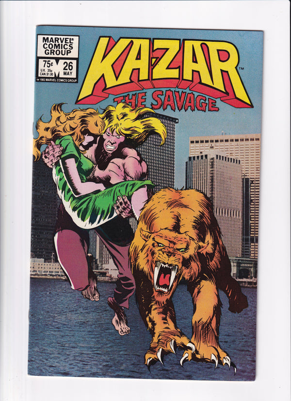 KA-ZAR THE SAVAGE #26 - Slab City Comics 