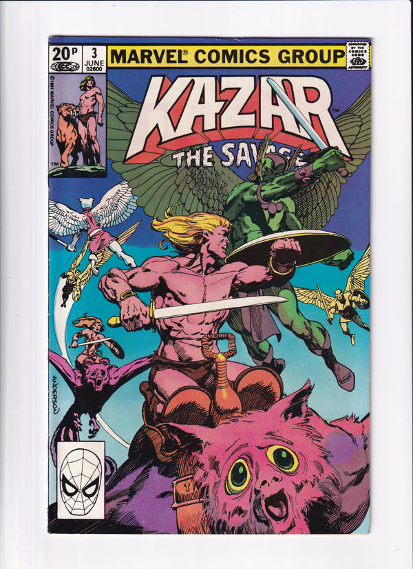 KA-ZAR THE SAVAGE #3 - Slab City Comics 