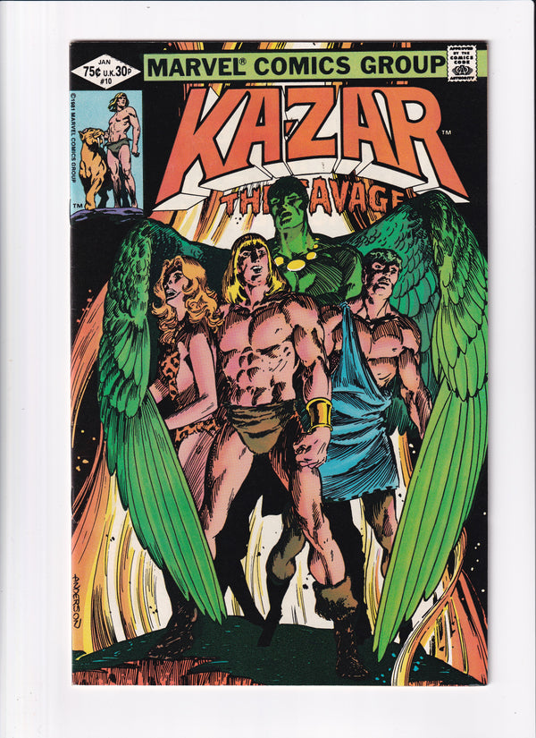 KA-ZAR THE SAVAGE #10 - Slab City Comics 