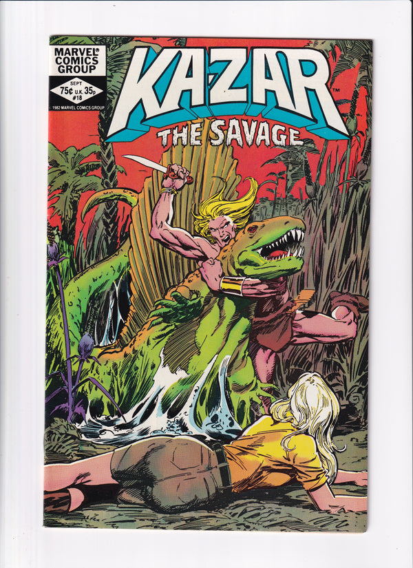 KA-ZAR THE SAVAGE #18 - Slab City Comics 