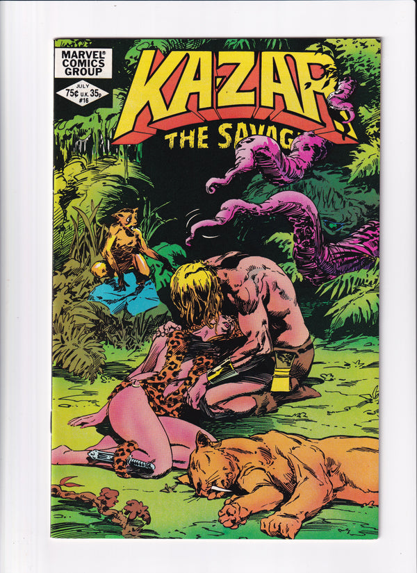 KA-ZAR THE SAVAGE #16 - Slab City Comics 