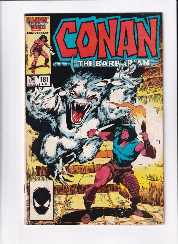 CONAN THE BARBARIAN #181 - Slab City Comics 