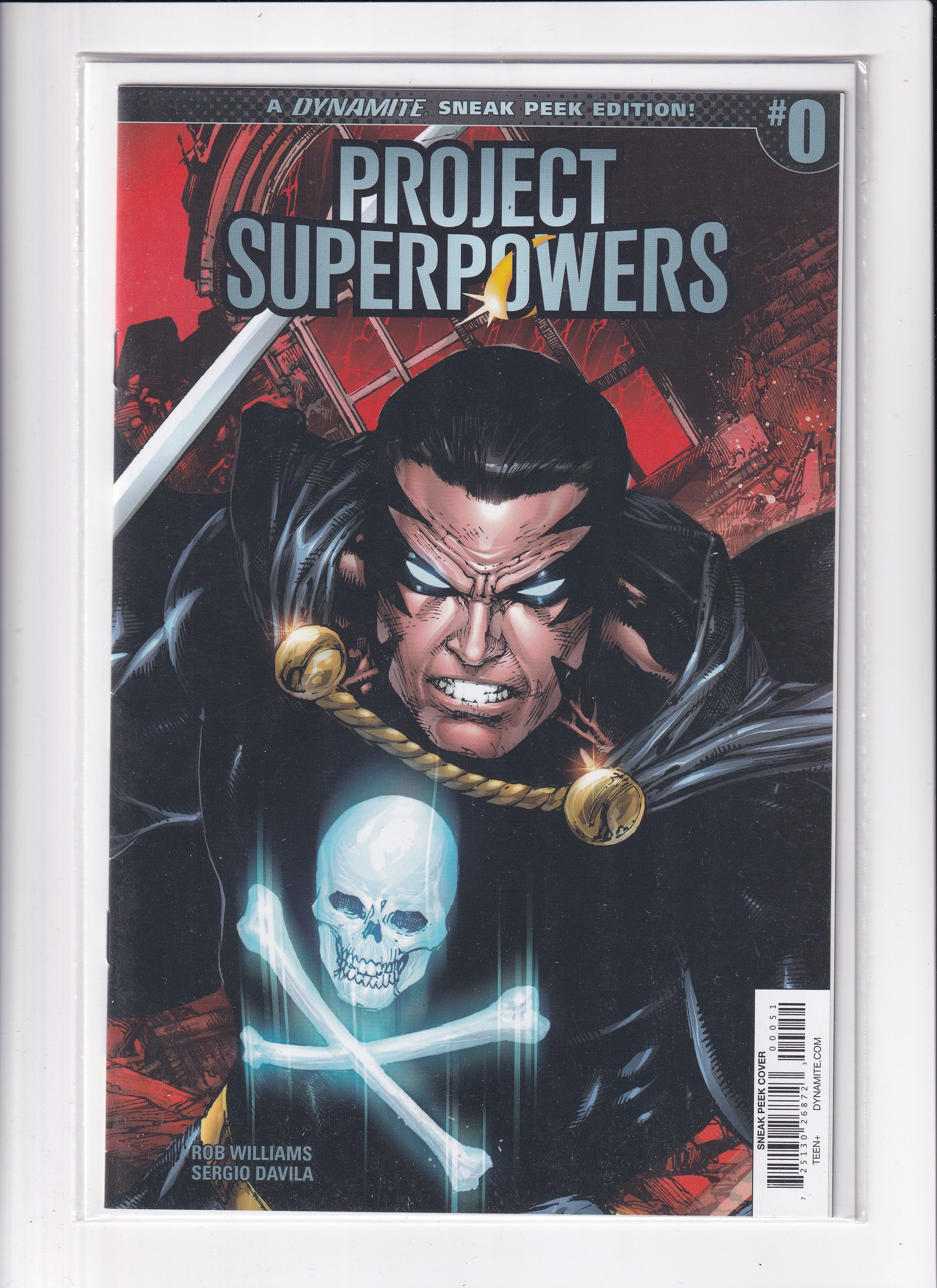 PROJECT SUPERPOWERS #0 SNEEK PEEK COVER - Slab City Comics 