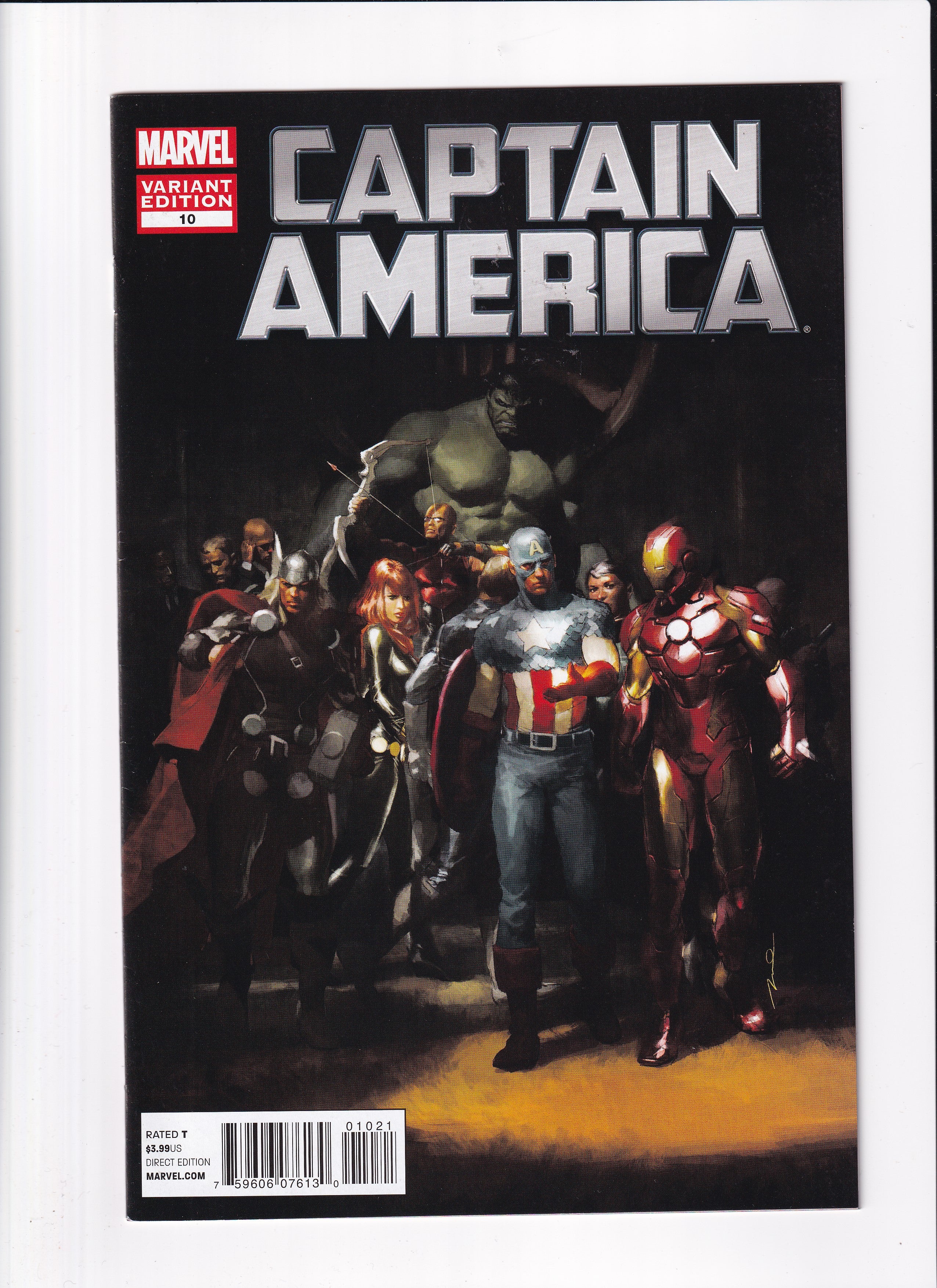 CAPTAIN AMERICA #10 VARIANT - Slab City Comics 