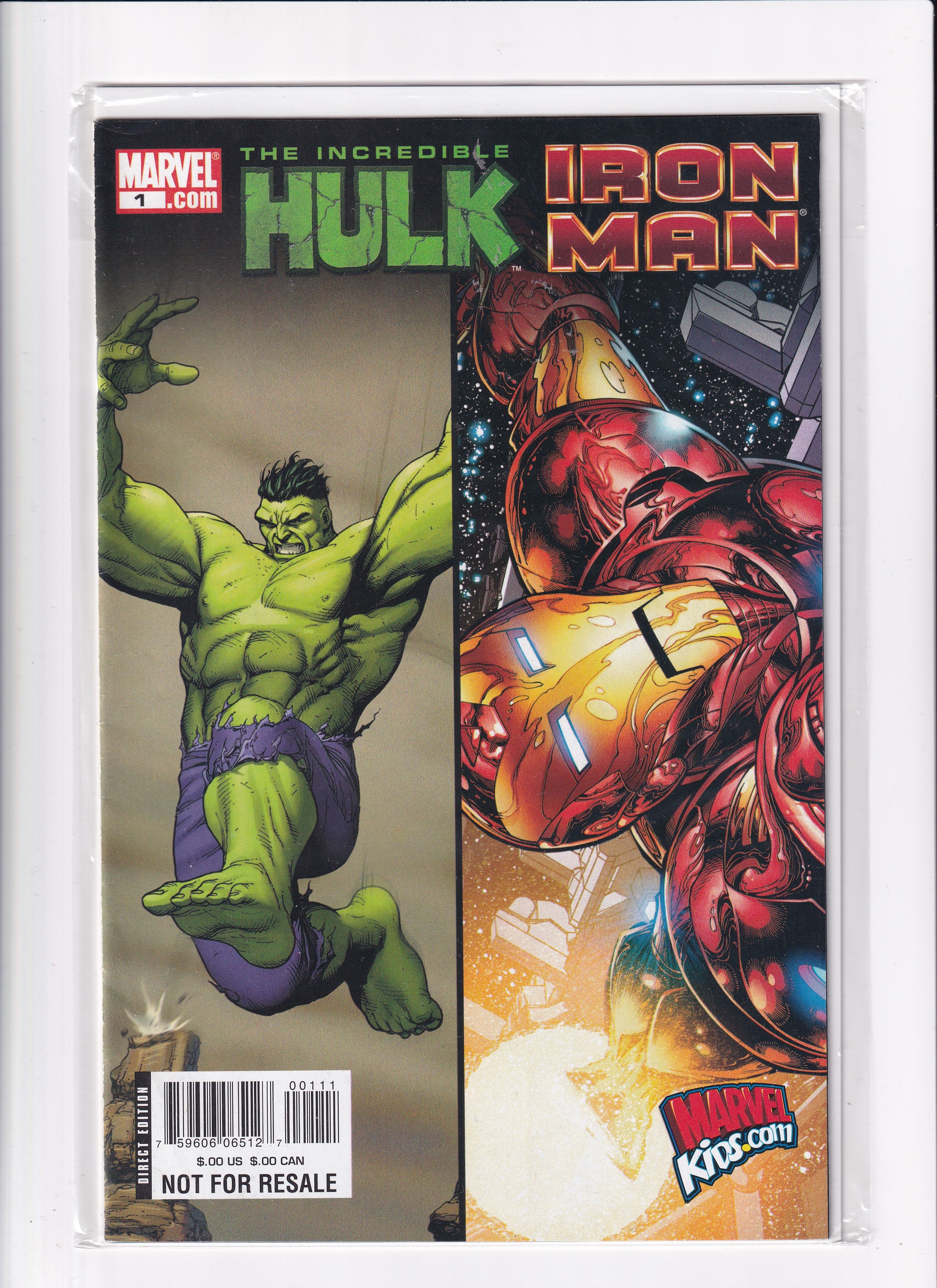 THE INCREDIBLE HULK IRON MAN #1 - Slab City Comics 