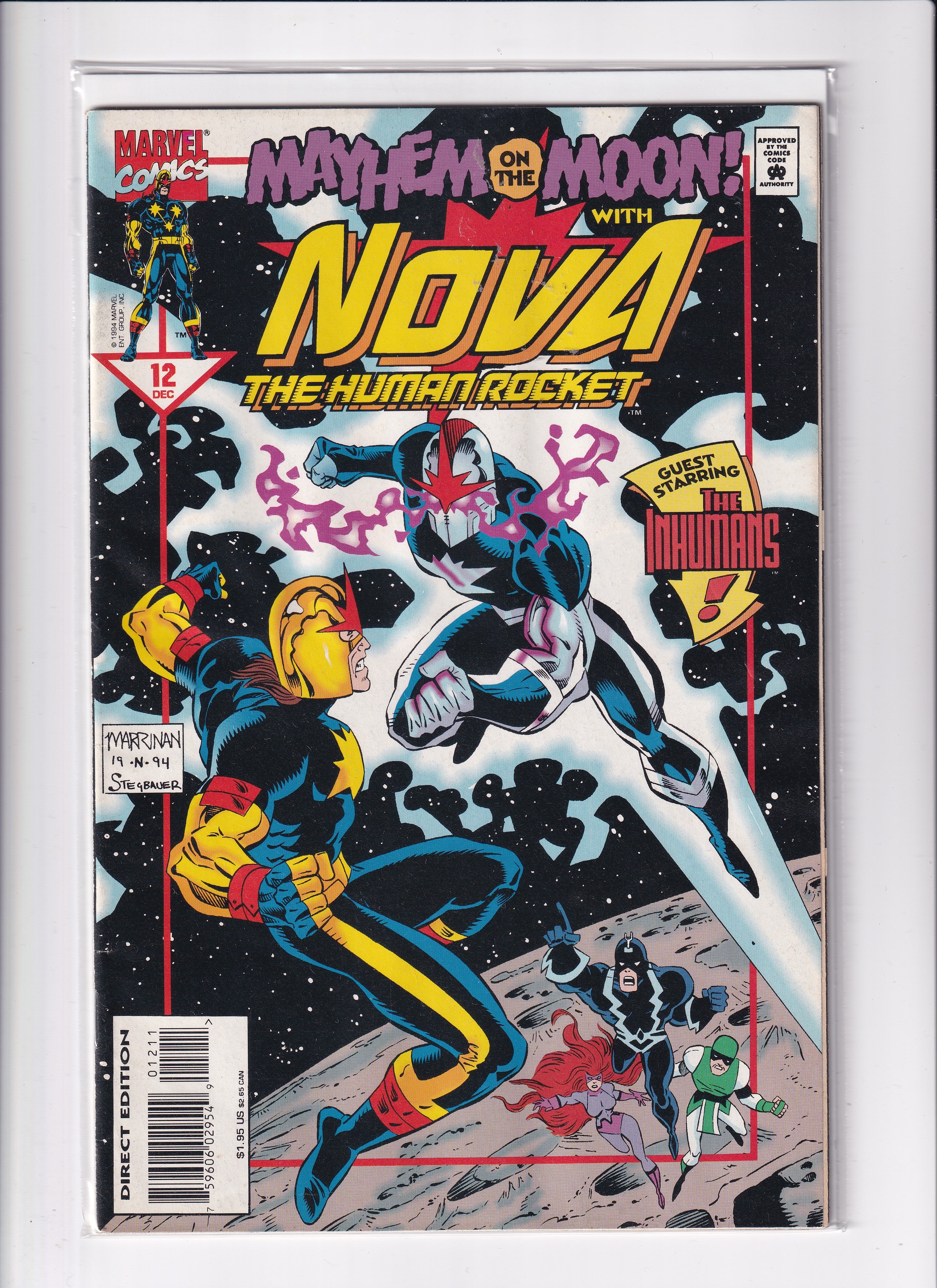 MAYHEM ON THE MOON WITH NOVA THE HUMAN ROCKET #12 - Slab City Comics 