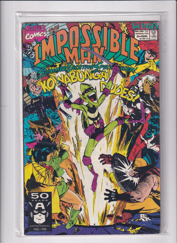 THE IMPOSSIBLE MAN #2 - Slab City Comics 