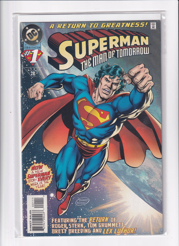 SUPERMAN THE MAN OF TOMORROW #1 - Slab City Comics 