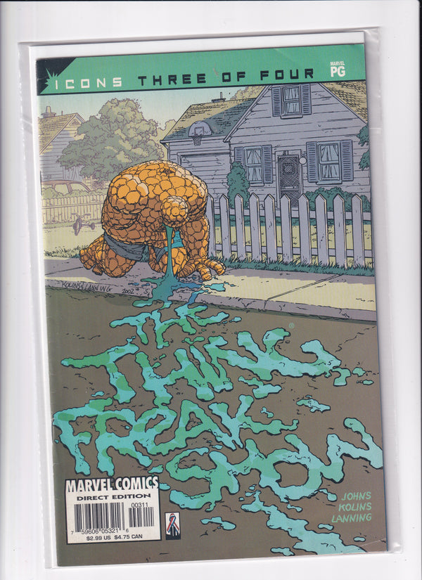 THE THING FREAK SHOW ICONS #3 - Slab City Comics 