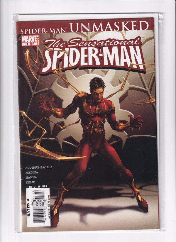 SPIDER-MAN UNMASKED #31 THE SENSATIONAL HERO - Slab City Comics 