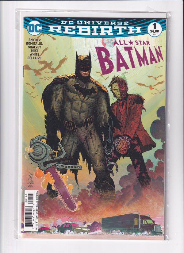 DC UNIVERSE REBIRTH ALL STAR BATMAN #1 - Slab City Comics 