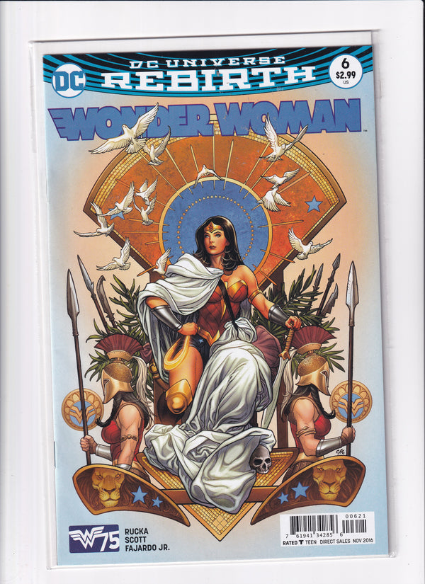 DC UNIVERSE REBIRTH WONDER WOMAN #6 - Slab City Comics 