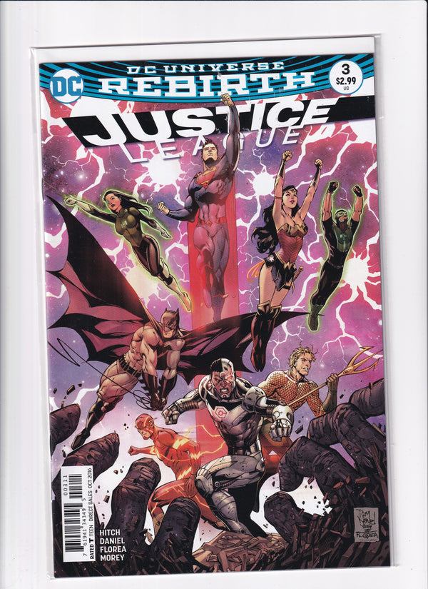 DC UNIVERSE REBIRTH JUSTICE LEAGUE #3 - Slab City Comics 