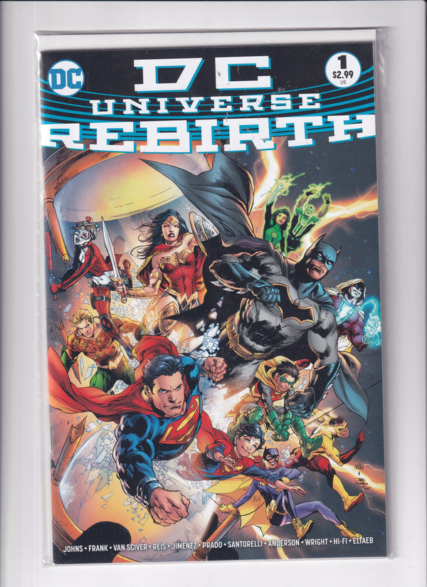 DC UNIVERSE REBIRTH #1 VARIANT - Slab City Comics 