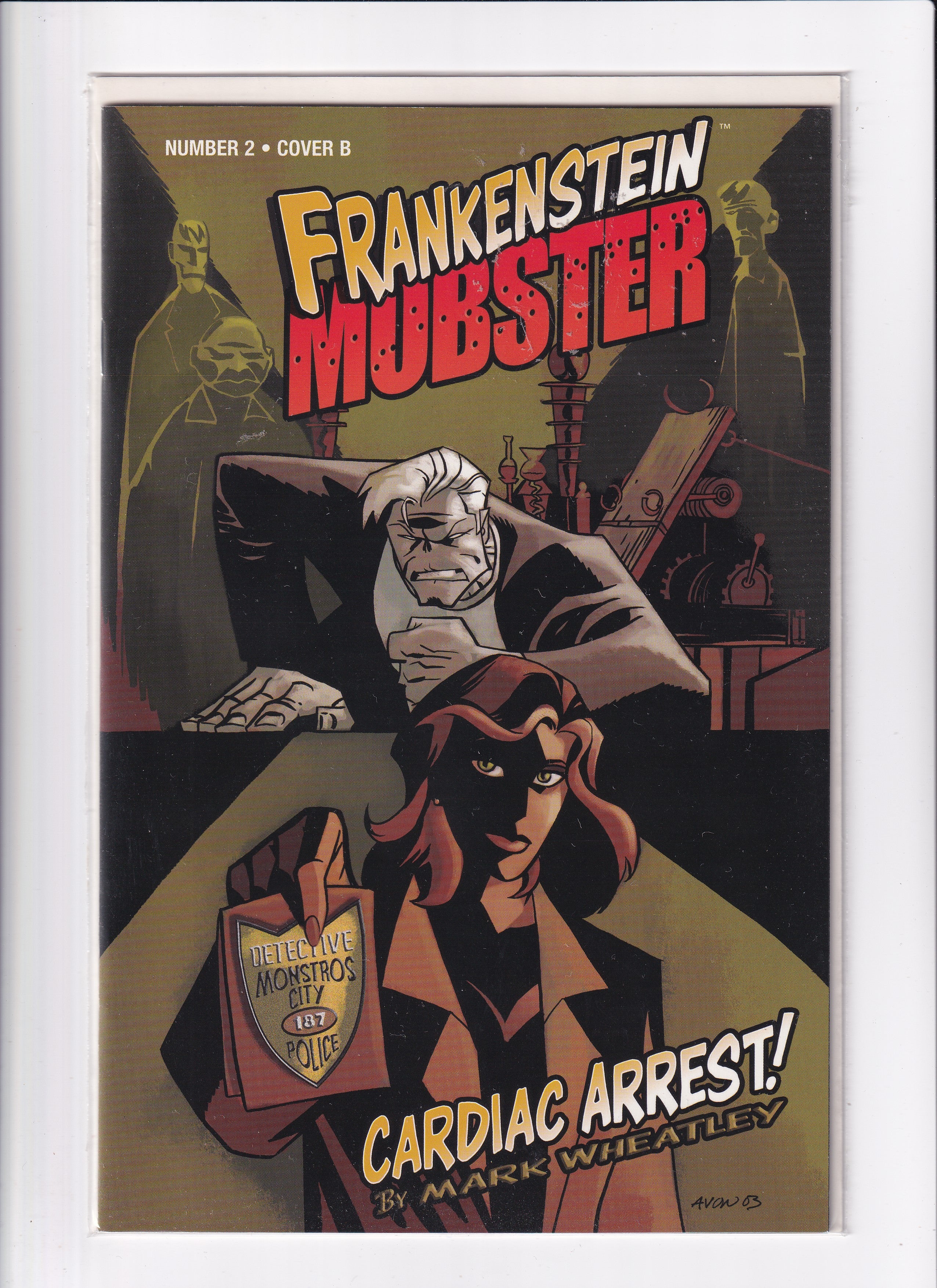 FRANKENSTEIN MOBSTER #2 VARIANT - Slab City Comics 