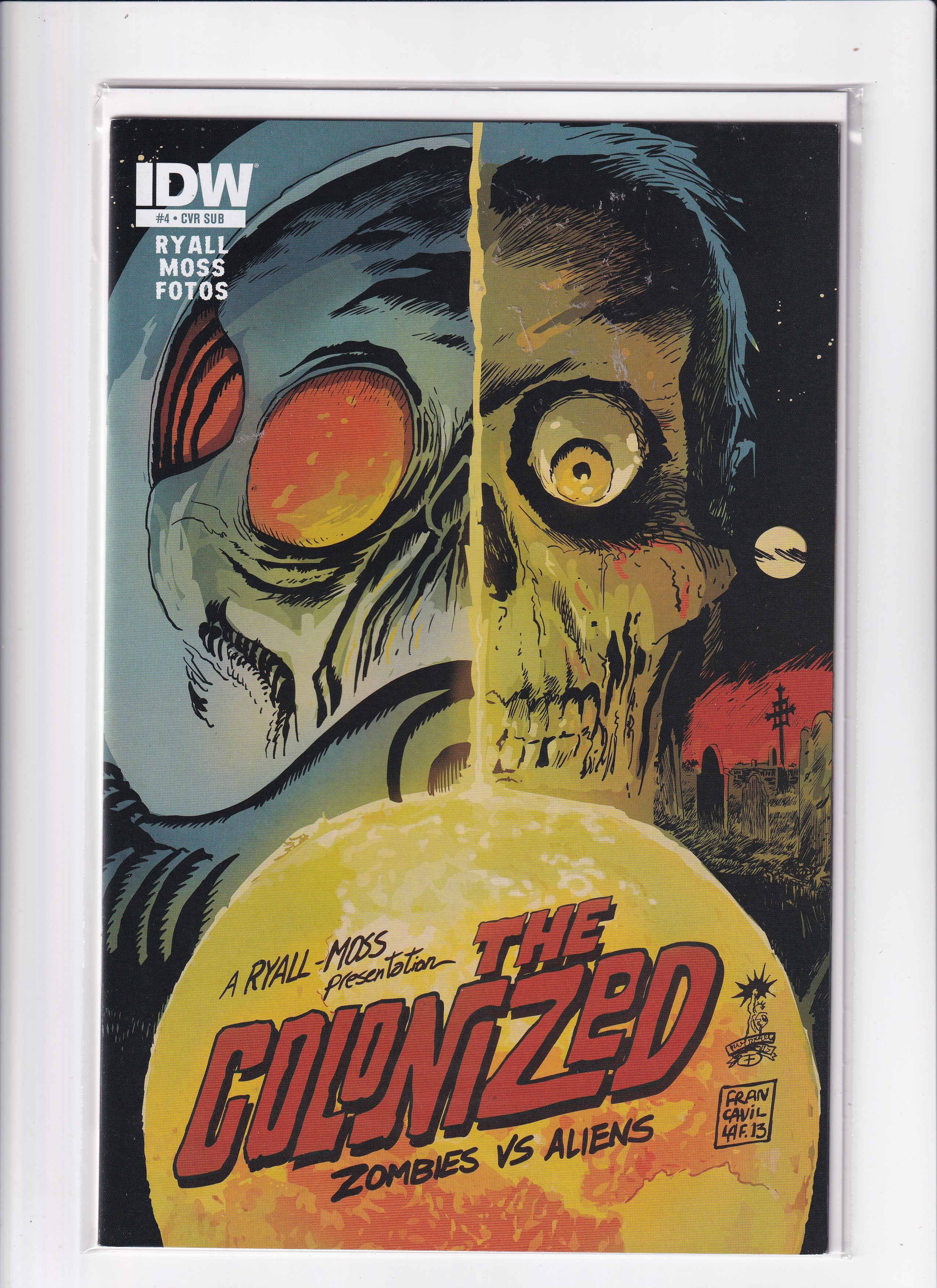 THE COLONIZED ZOMBIES VS ALIENS #4 VARIANT - Slab City Comics 