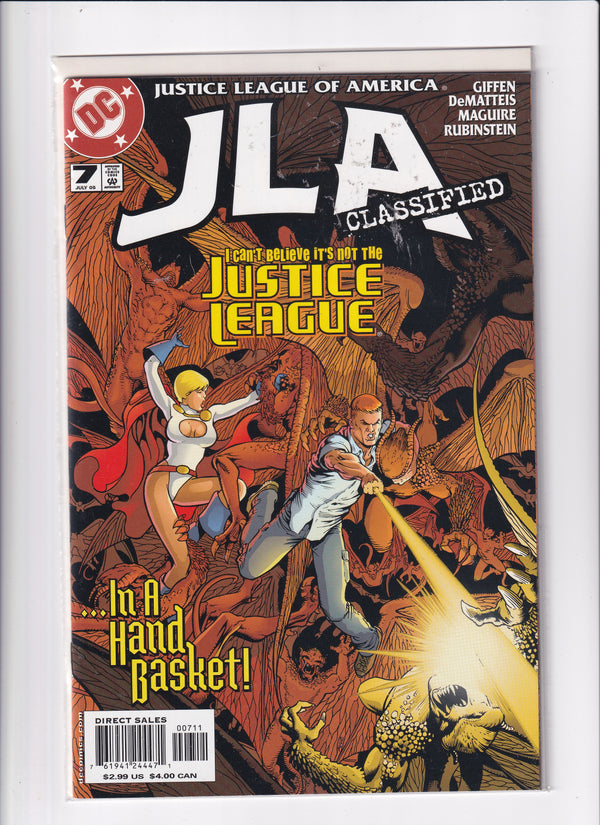 JUSTICE LEAGUE OF AMERICA CLASSIFIED #7 - Slab City Comics 