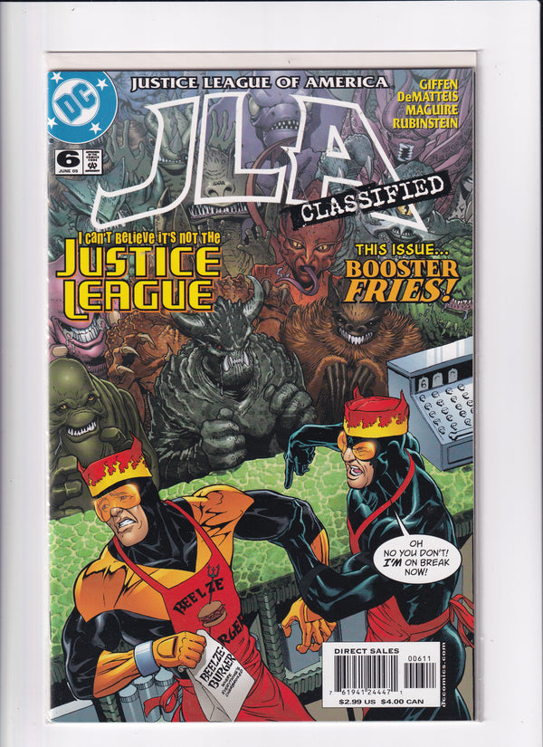 JUSTICE LEAGUE OF AMERICA CLASSIFIED #6 - Slab City Comics 