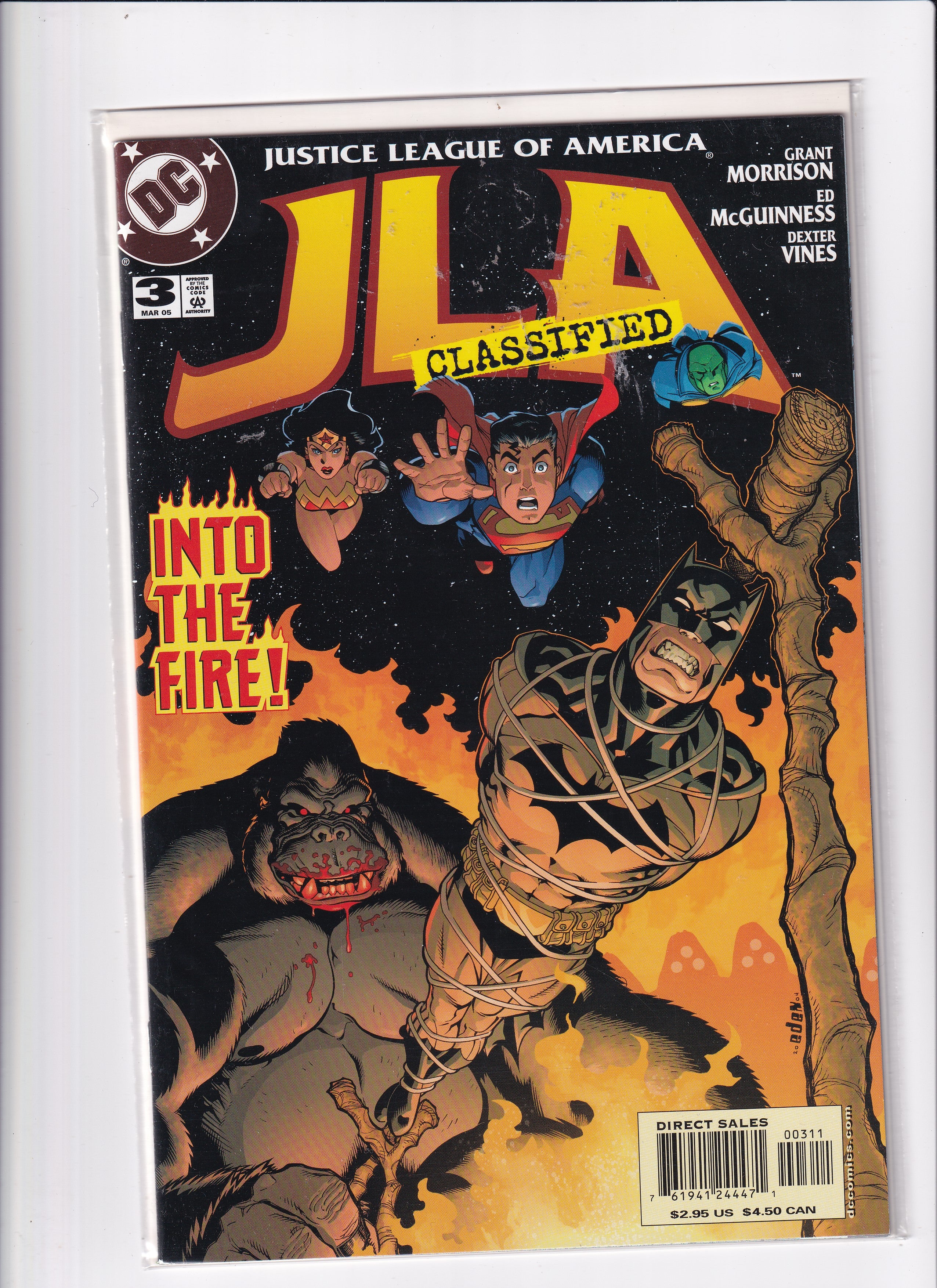 JUSTICE LEAGUE OF AMERICA CLASSIFIED #3 - Slab City Comics 