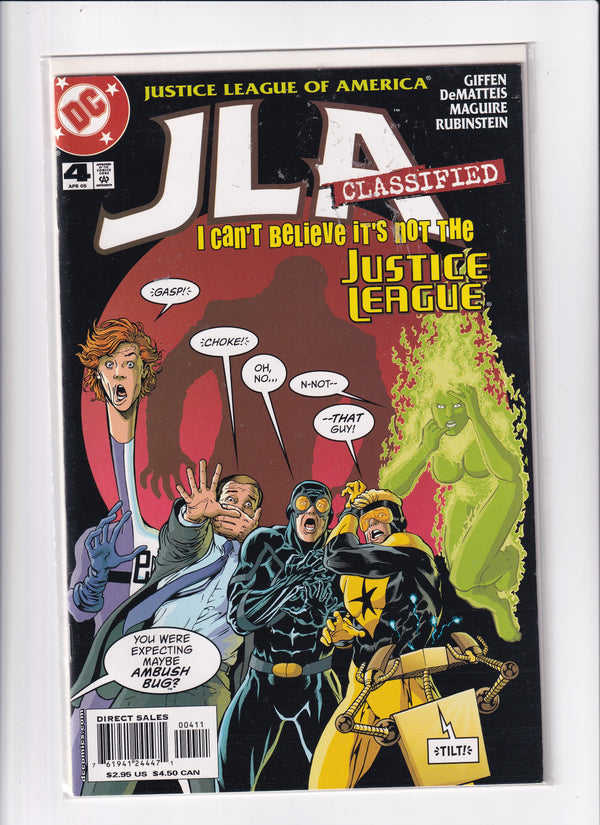 JUSTICE LEAGUE OF AMERICA CLASSIFIED #4 - Slab City Comics 