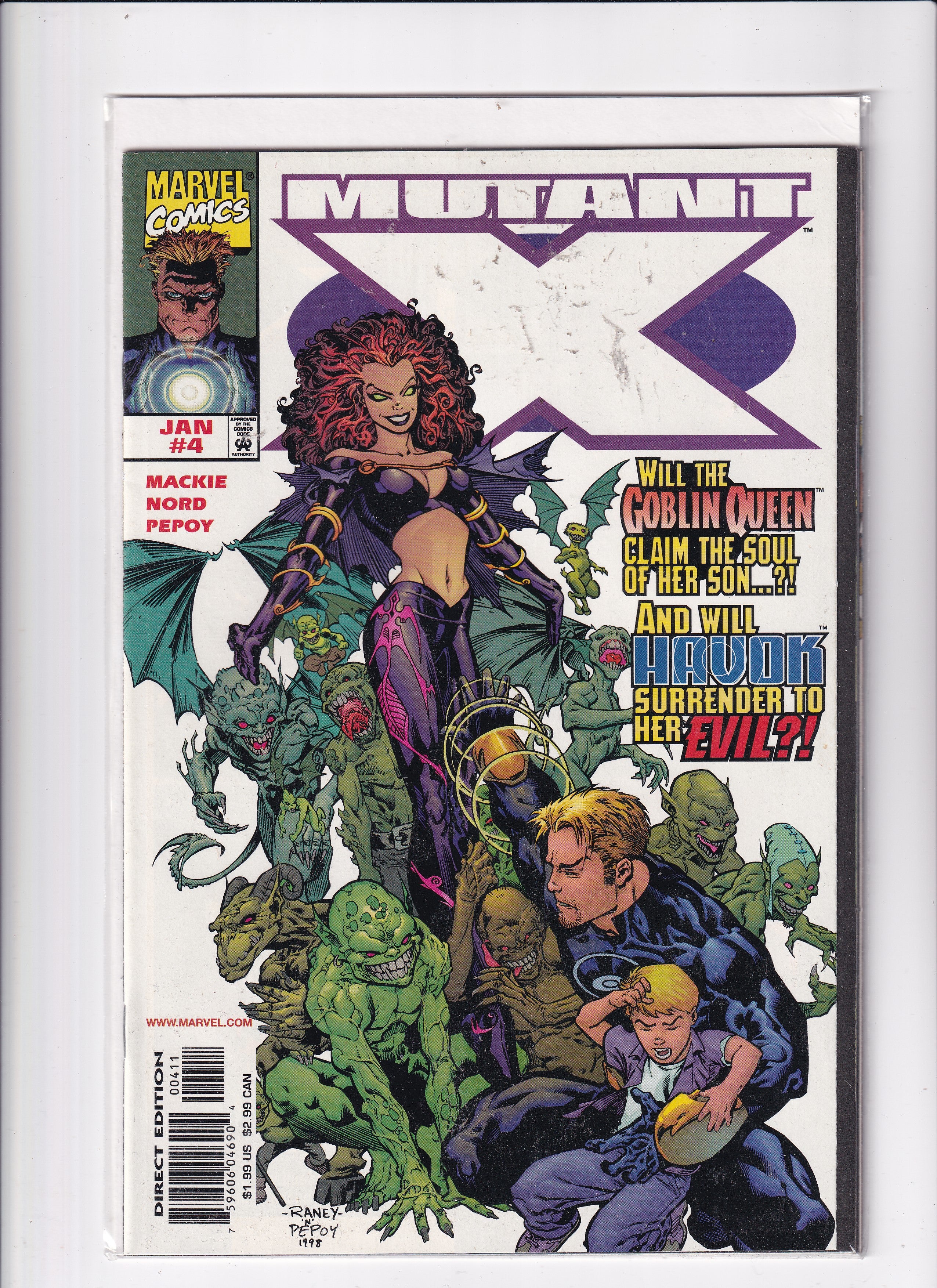 MUTANT X #4 - Slab City Comics 