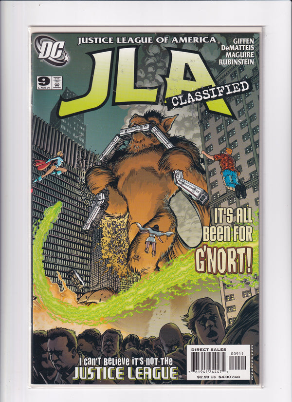 JUSTICE LEAGUE OF AMERICA CLASSIFIED #9 - Slab City Comics 