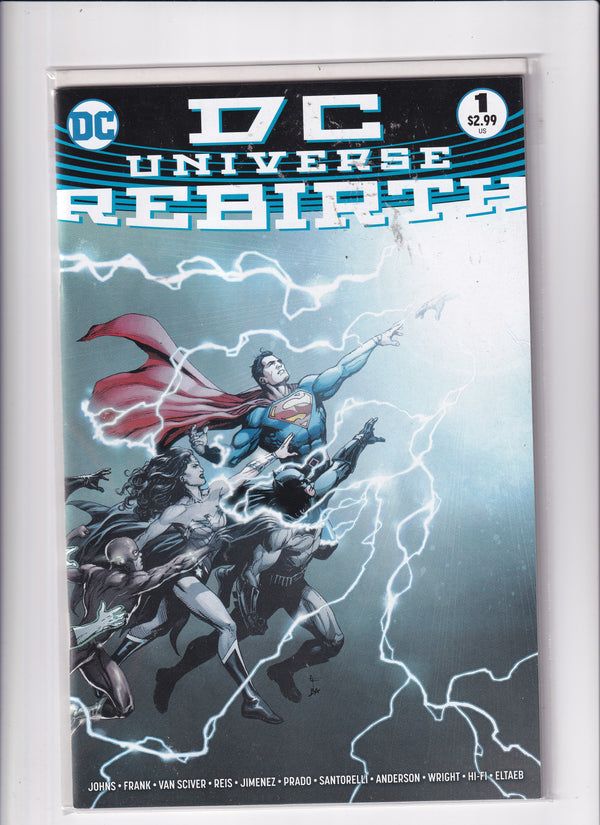 DC UNIVERSE REBIRTH #1 - Slab City Comics 
