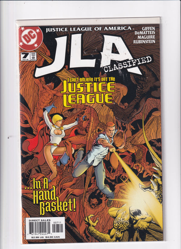 JUSTICE LEAGUE OF AMERICA CLASSIFIED #7 - Slab City Comics 