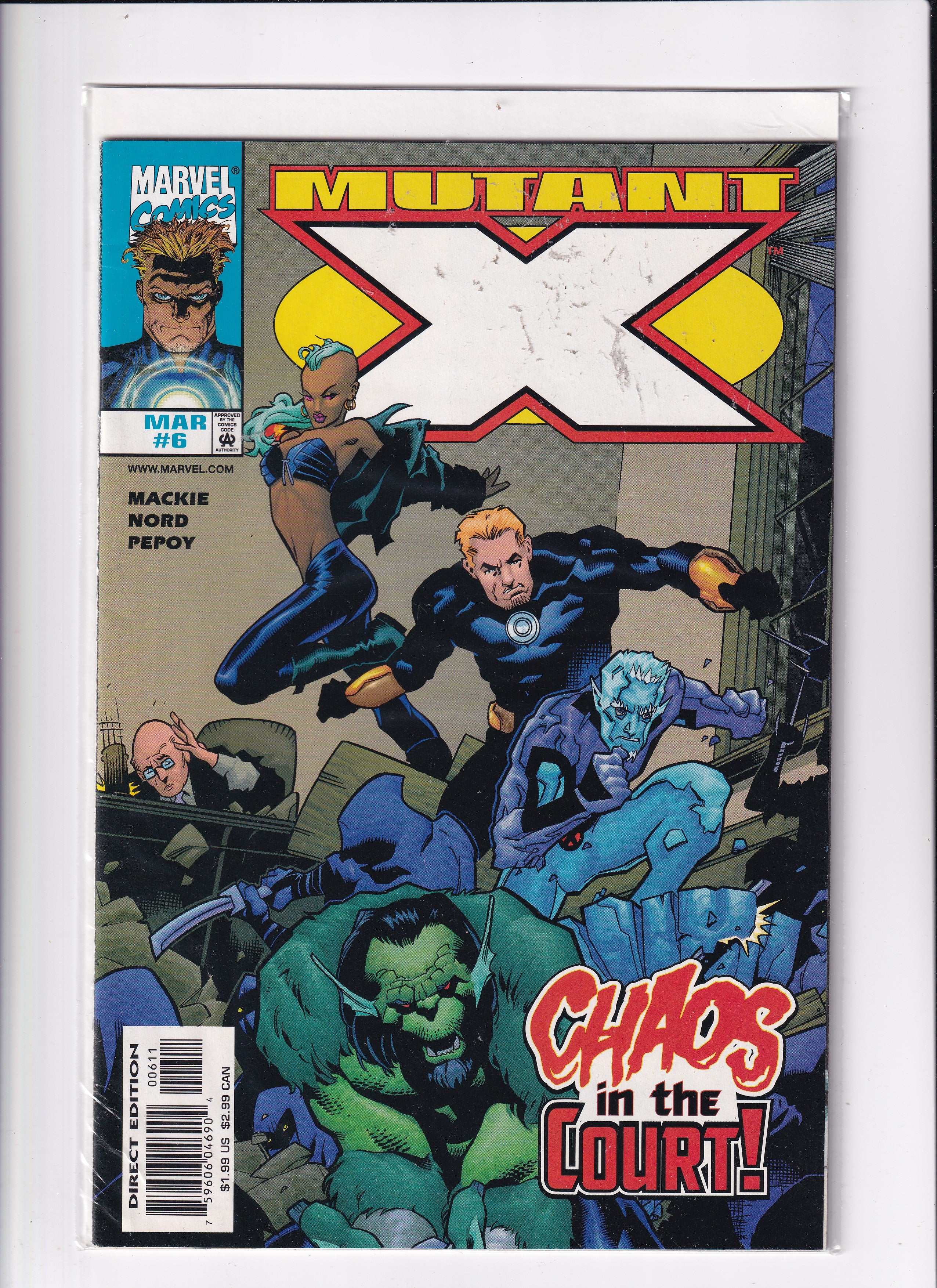 MUTANT X #6 - Slab City Comics 
