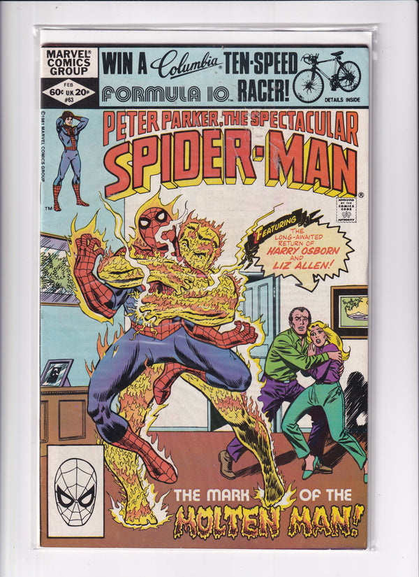 PETER PARKER, THE SPECTACULAR SPIDER-MAN #63 - Slab City Comics 