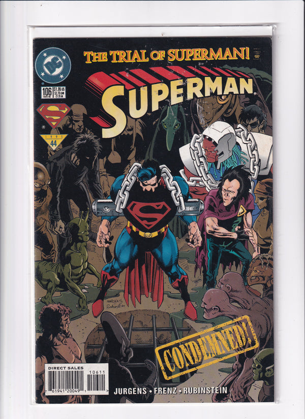 THE TRIAL OF SUPERMAN #106 - Slab City Comics 