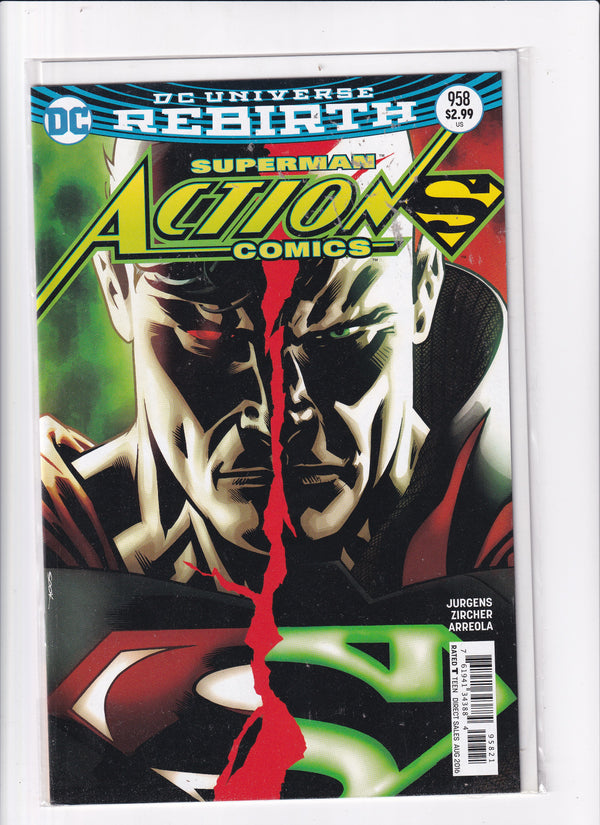 DC UNIVERSE REBIRTH SUPERMAN ACTION COMICS #958 - Slab City Comics 