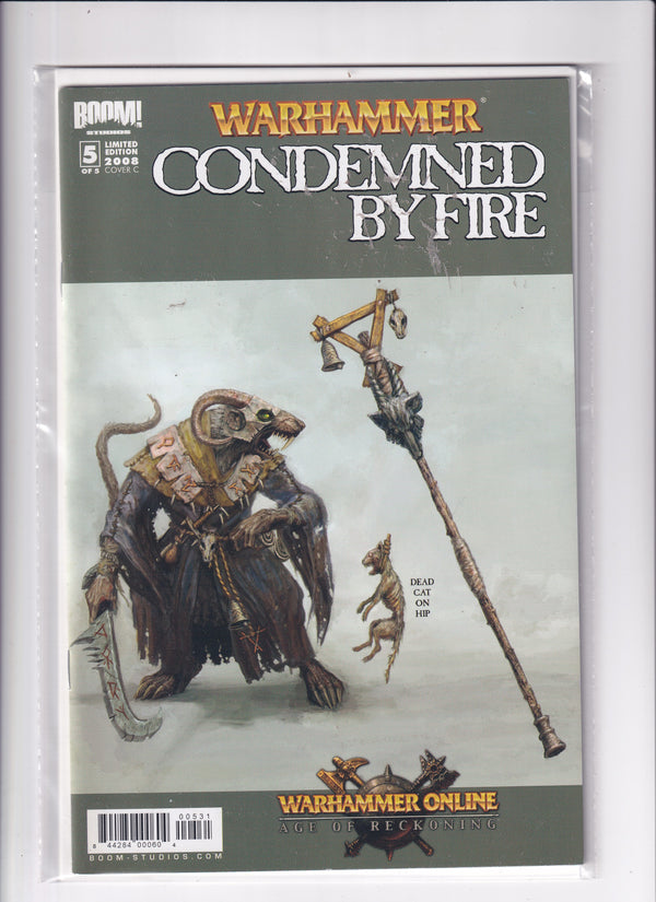 WARHAMMER CONDEMNED BY FIRE #5 VARIANT - Slab City Comics 