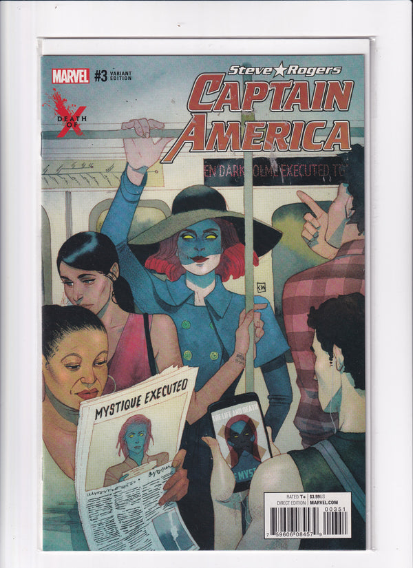 CAPTAIN AMERICA #3 VARIANT - Slab City Comics 