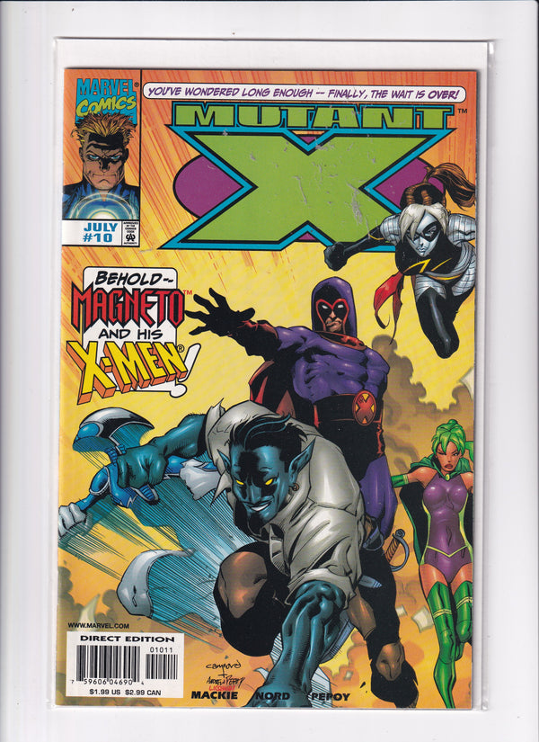 MUTANT X #10 - Slab City Comics 