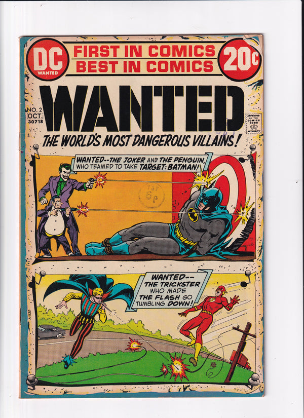 WANTED THE WORLDS MOST DANGEROUS VILLAINS #2 - Slab City Comics 