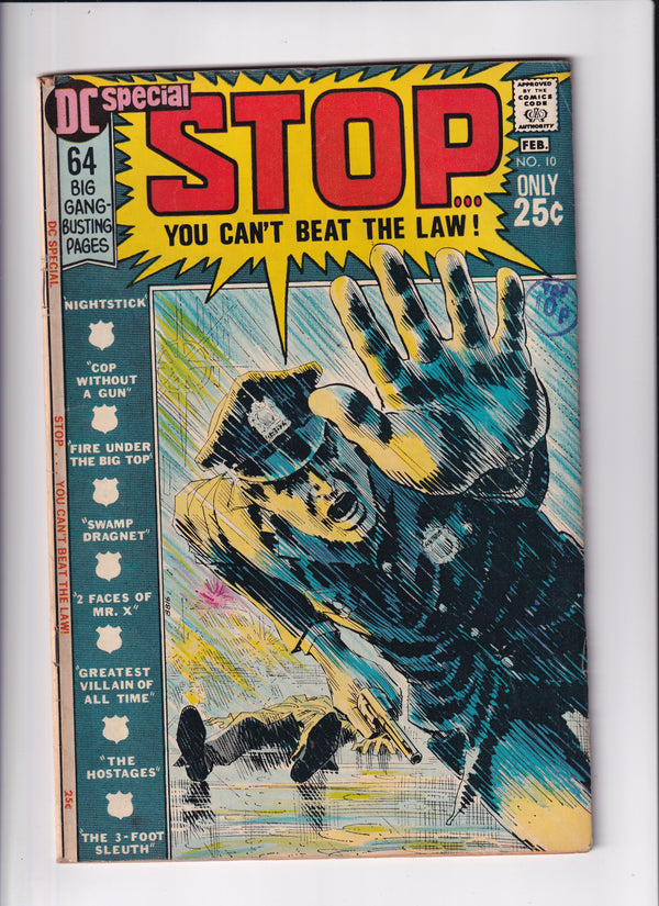 DC SPECIAL #10 STOP YOU CAN'T BEAT THE LAW - Slab City Comics 