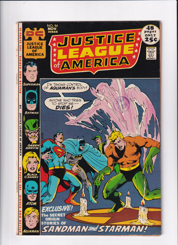JUSTICE LEAGUE OF AMERICA #94 - Slab City Comics 