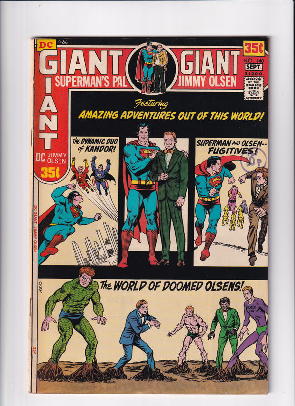 SUPERMAN'S PAL JIMMY OLSEN #140 - Slab City Comics 