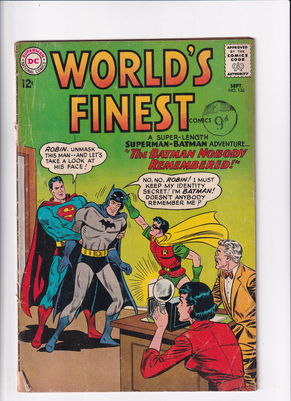 WORLD'S FINEST #136 - Slab City Comics 