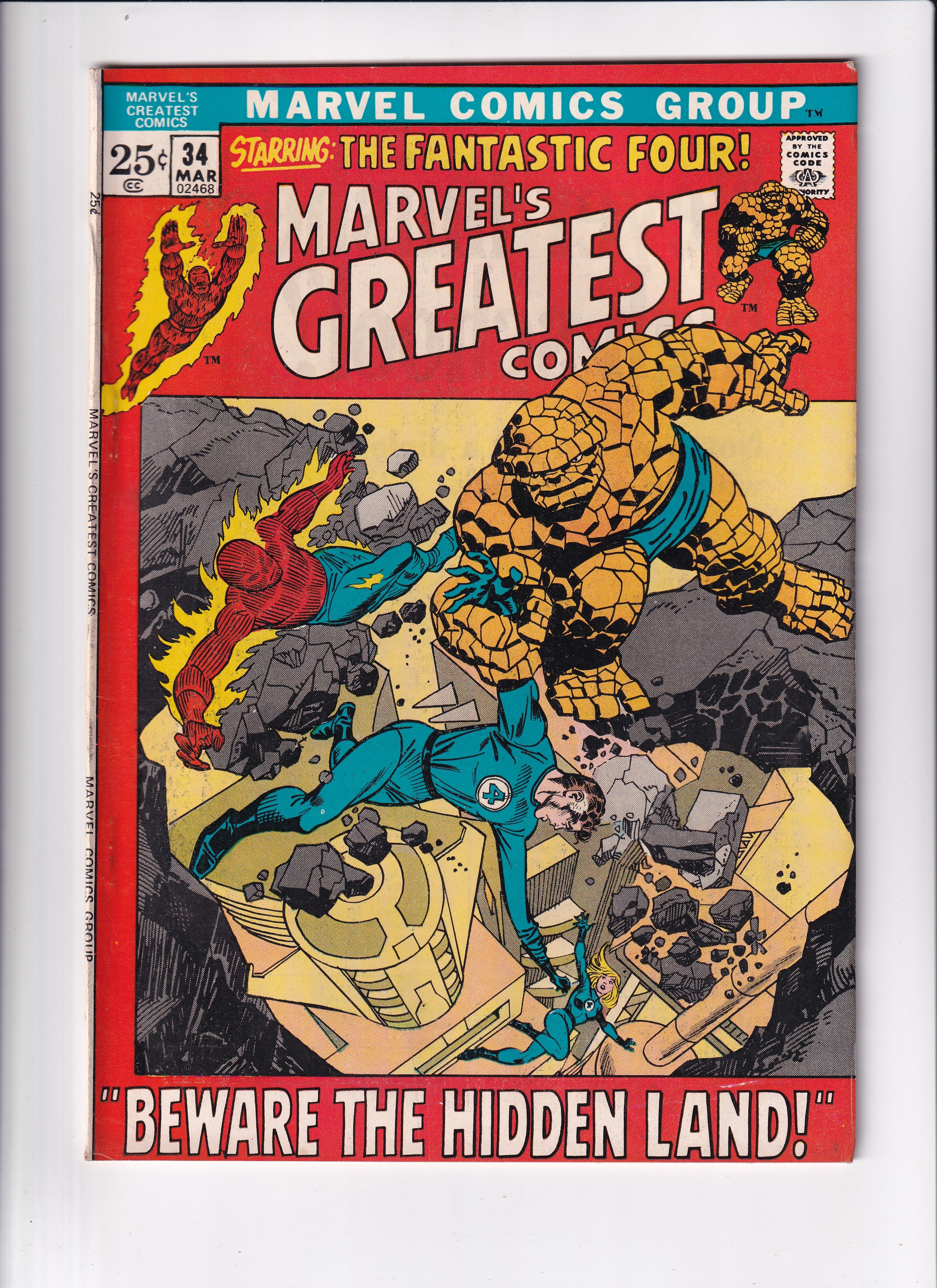 MARVEL'S GREATEST COMICS #34 - Slab City Comics 