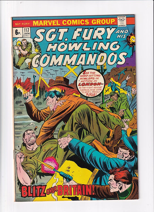 SGT. FURY AND HIS HOWLING COMMANDOS #117 - Slab City Comics 
