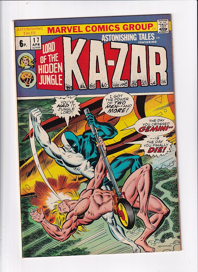 KA-ZAR #17 - Slab City Comics 